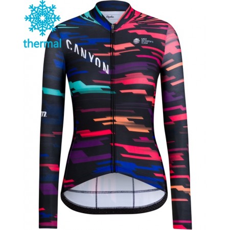 Maillot Cyclisme 2018 Canyon-SRAM Femme Hiver Thermal Fleece N001